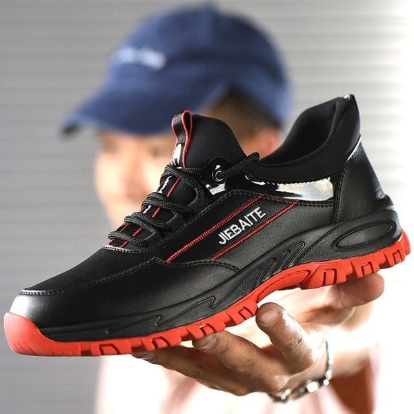 Men Work & Safety Shoes Steel Toe Caps Anti-smashing Anti-puncture Construction Work Boots Non-slip Breathable Security shoes