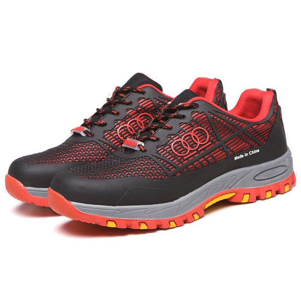 Men Work & Safety Shoes Steel Toe Caps Anti-smashing Anti-puncture Construction Work Boots Non-slip Breathable Security shoes