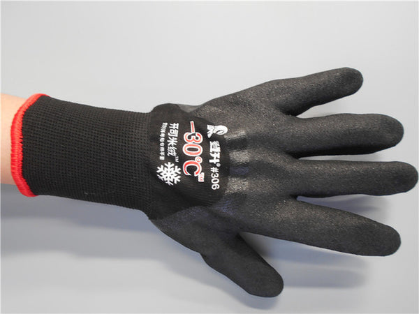 -30 Degrees Fishing Cold-proof Thermal Work Gloves Cold Storage Anti-freeze Unisex Wear Windproof Low Temperature Outdoor Sport