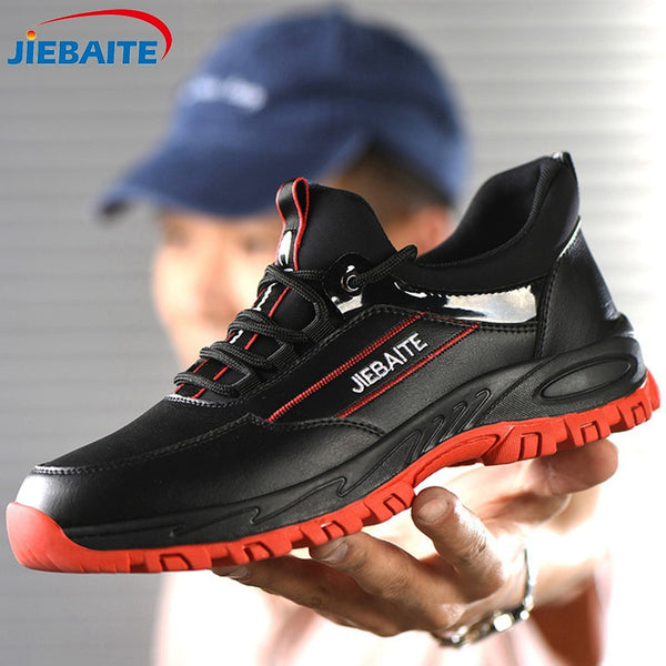 Men Work & Safety Shoes Steel Toe Caps Anti-smashing Anti-puncture Construction Work Boots Non-slip Breathable Security shoes