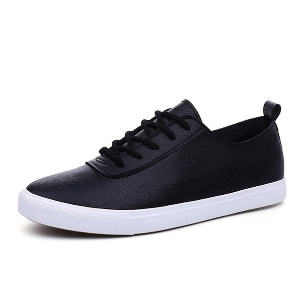 ZYYZYM Fashion Sneakers for Men Lace-Up Style Pu Leather Vulcanized Shoes Men 2019 Epidemic Trend Mens Shoes Off White Shoes