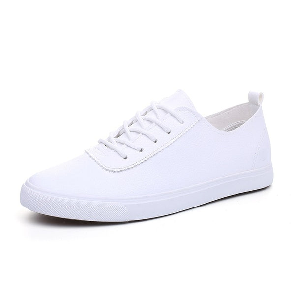 ZYYZYM Fashion Sneakers for Men Lace-Up Style Pu Leather Vulcanized Shoes Men 2019 Epidemic Trend Mens Shoes Off White Shoes