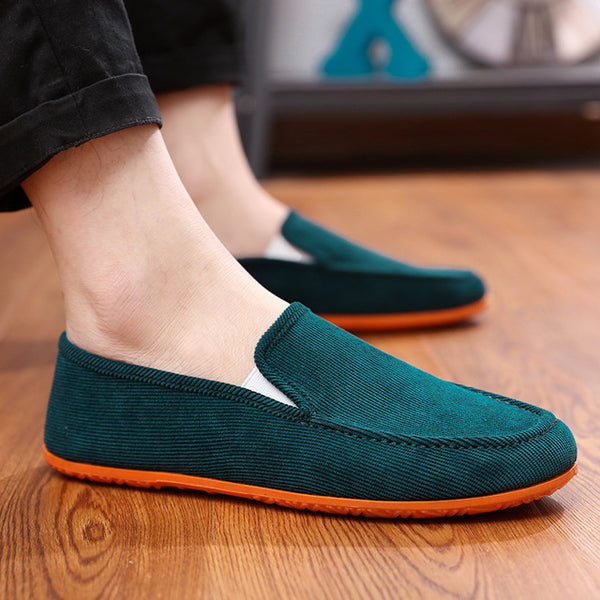 Dwayne 2019 Men's Variety of Color Canvas Peas Shoes Trendy Lazy Casual Large Size Driver Shoes Men's Vulcanized Shoes
