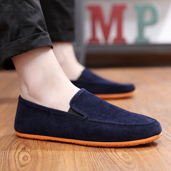 Dwayne 2019 Men's Variety of Color Canvas Peas Shoes Trendy Lazy Casual Large Size Driver Shoes Men's Vulcanized Shoes