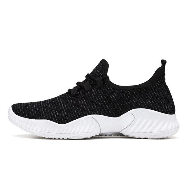 Mesh Air Mesh Holes Couple Shoes Male Jogger Outdoor Men Slippers Light Rubber Soles Lace-up Walking Run Vulcanize Shoes Men