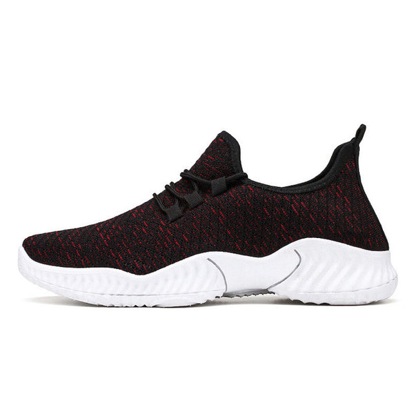 Mesh Air Mesh Holes Couple Shoes Male Jogger Outdoor Men Slippers Light Rubber Soles Lace-up Walking Run Vulcanize Shoes Men