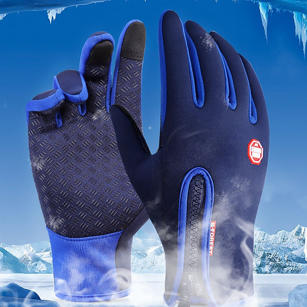 Hot Sale Adults Winter Touch Windproof Waterproof Thermal Keep Warm Gloves Outdoor Sports Driving Working Hand Protect Wear