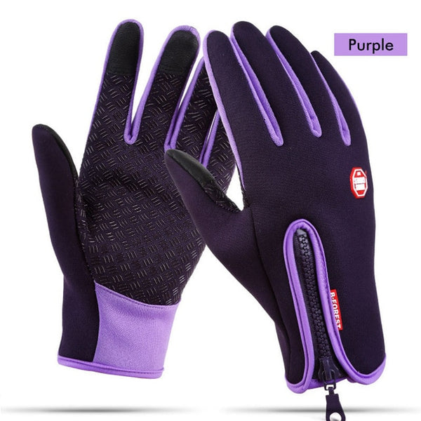Hot Sale Adults Winter Touch Windproof Waterproof Thermal Keep Warm Gloves Outdoor Sports Driving Working Hand Protect Wear