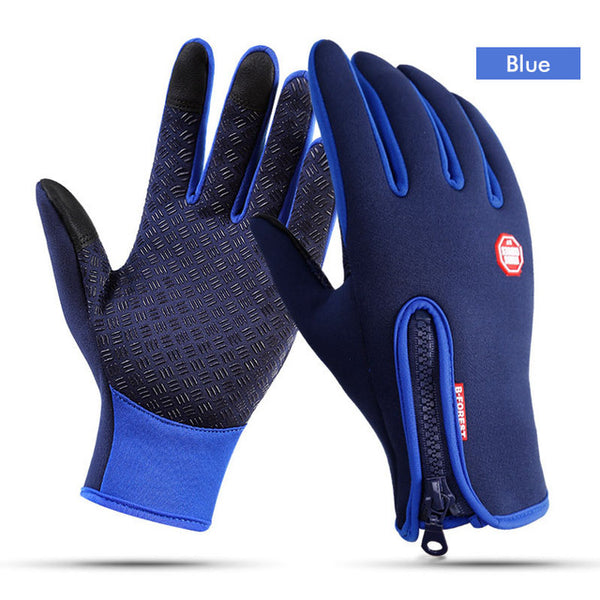 Hot Sale Adults Winter Touch Windproof Waterproof Thermal Keep Warm Gloves Outdoor Sports Driving Working Hand Protect Wear