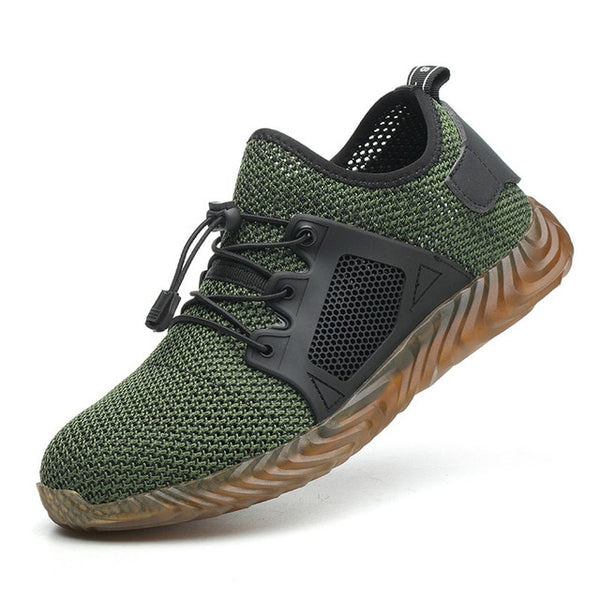 Indestructible Ryder Shoes Men And Women Steel Toe Air Safety Boots Puncture-Proof Work Sneakers Breathabl Durabl Immortal Shoes