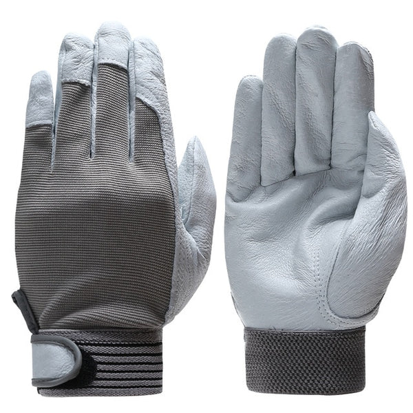 QIANGLEAF Brand Hot Sale D Grade Leather Glove Work Gloves Wear-resistant Safety  Working Gloves Men Mitten Free Shipping 508
