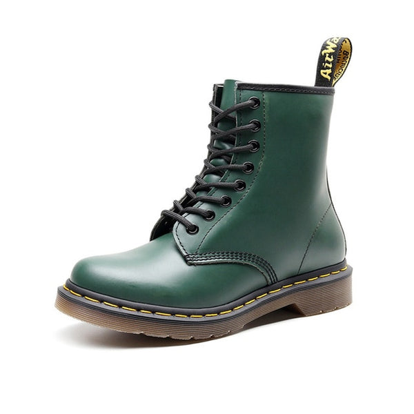 Men Shoes New Genuine Leather Ankle Martens Boots for Women Casual Dr. Motorcycle Shoes Warm Winter Men Boots Work Safety Shoes