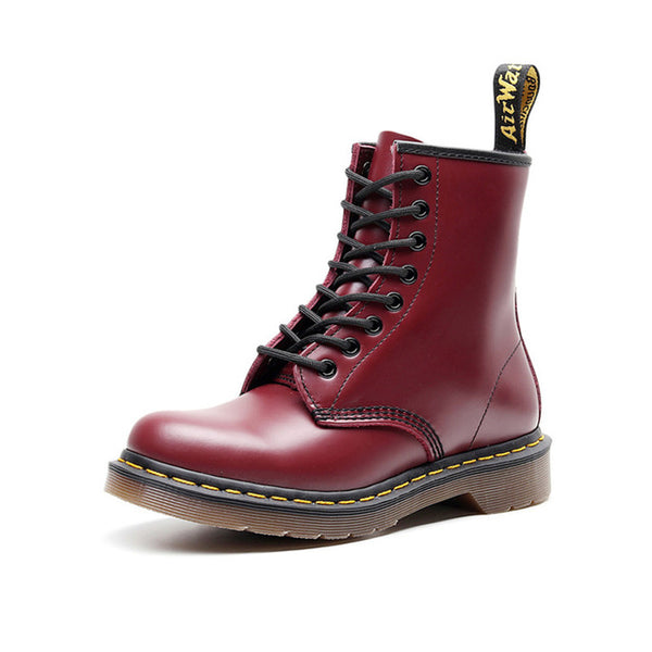 Men Shoes New Genuine Leather Ankle Martens Boots for Women Casual Dr. Motorcycle Shoes Warm Winter Men Boots Work Safety Shoes
