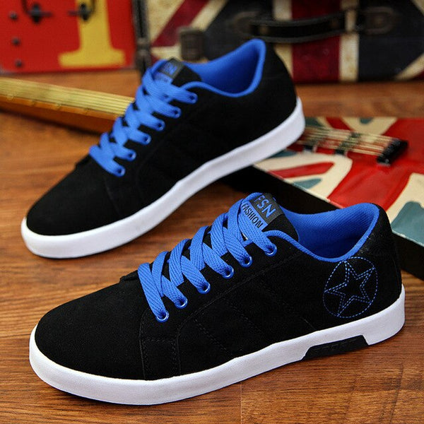 Dwayne Men's vulcanized shoes Spring/Autumn New Breathable Anti-Skid Men's Casual Shoes Fashion British Low Tie Man's Sneakers89