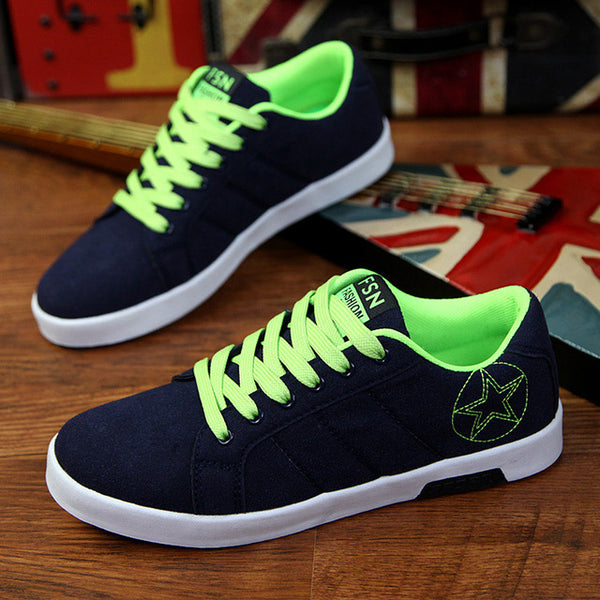 Dwayne Men's vulcanized shoes Spring/Autumn New Breathable Anti-Skid Men's Casual Shoes Fashion British Low Tie Man's Sneakers89