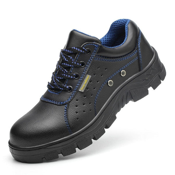 2019 Military Combat Men's High Top Steel Toe Cap Anti Smashing Work Boots Shoes Men Iron Nose Anti-puncture Safety Shoes