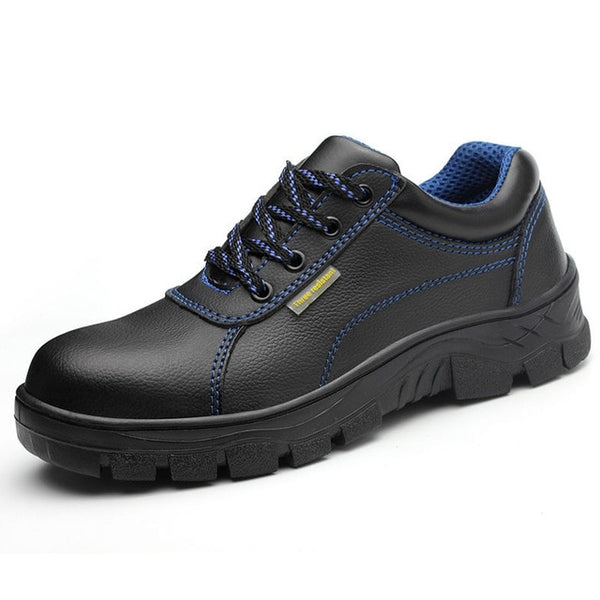 2019 Military Combat Men's High Top Steel Toe Cap Anti Smashing Work Boots Shoes Men Iron Nose Anti-puncture Safety Shoes