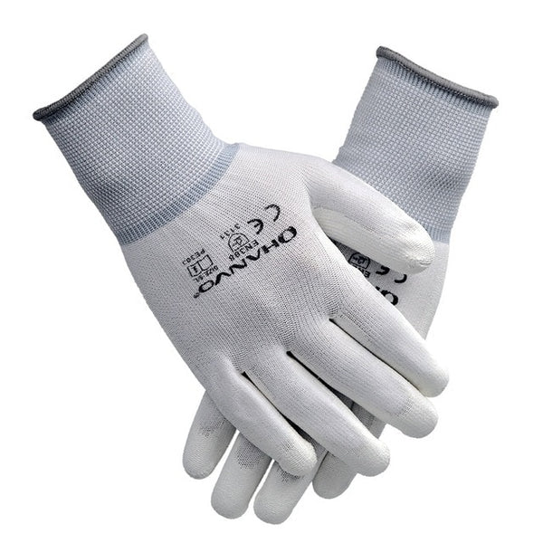 10 Pairs PU Nitrile Safety Coating Work Gloves Palm Coated Gloves Mechanic Working Gloves have CE Certificated EN388