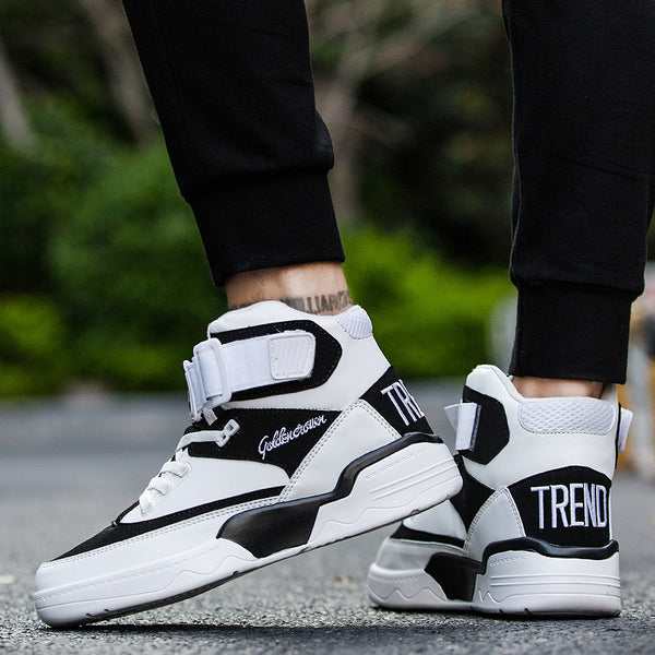 Men High Top fashion Sneakers Men's  Vulcanized Shoes Trend Comfortable Men Casual Shoes Outdoor Non-slip Shoes  tenis masculino