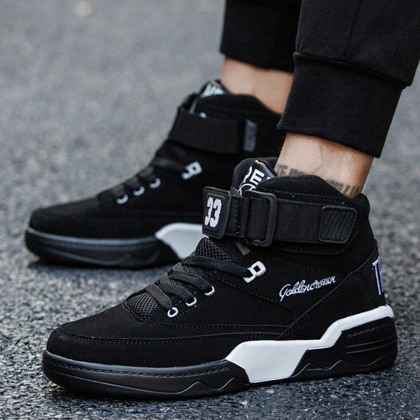 Men High Top fashion Sneakers Men's  Vulcanized Shoes Trend Comfortable Men Casual Shoes Outdoor Non-slip Shoes  tenis masculino