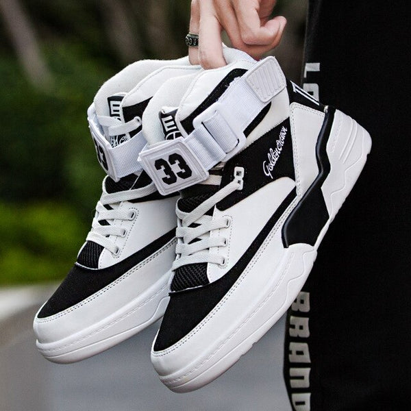 Men High Top fashion Sneakers Men's  Vulcanized Shoes Trend Comfortable Men Casual Shoes Outdoor Non-slip Shoes  tenis masculino
