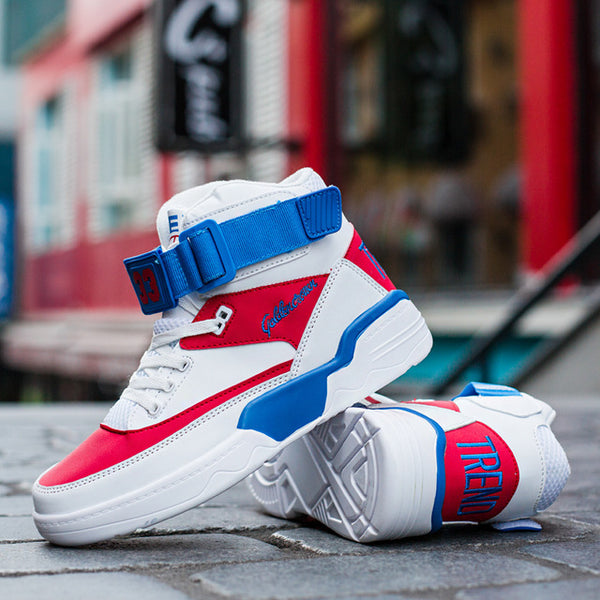 Men High Top fashion Sneakers Men's  Vulcanized Shoes Trend Comfortable Men Casual Shoes Outdoor Non-slip Shoes  tenis masculino