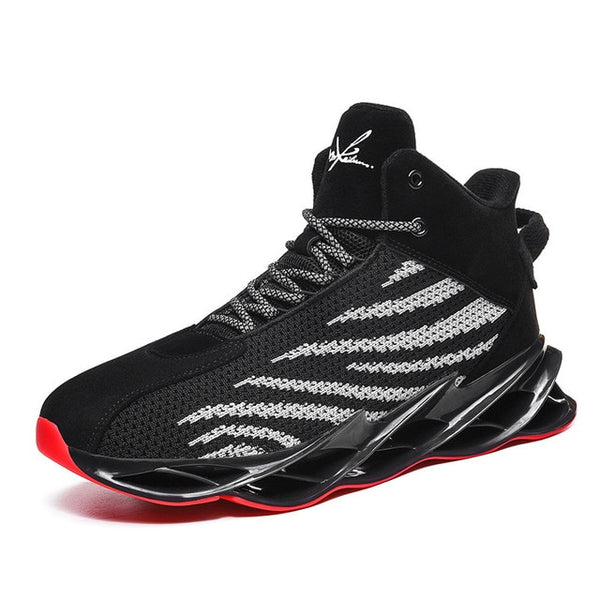 Trend luminous men's basketball shoes Flyknit breathable lightweight outdoor sports shoes wear men's casual shoes Zapatos Hombre