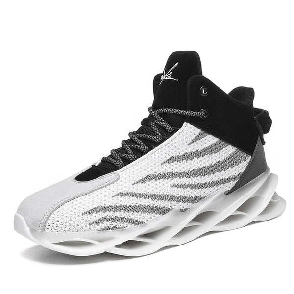 Trend luminous men's basketball shoes Flyknit breathable lightweight outdoor sports shoes wear men's casual shoes Zapatos Hombre