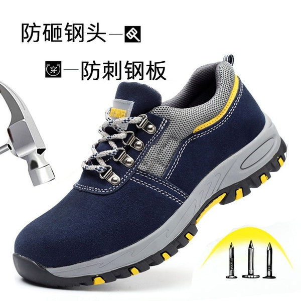 Steel toe safety boots ankle Wilderness Survival safty Anti-smashing steel mid-plate safety shoes SA-8