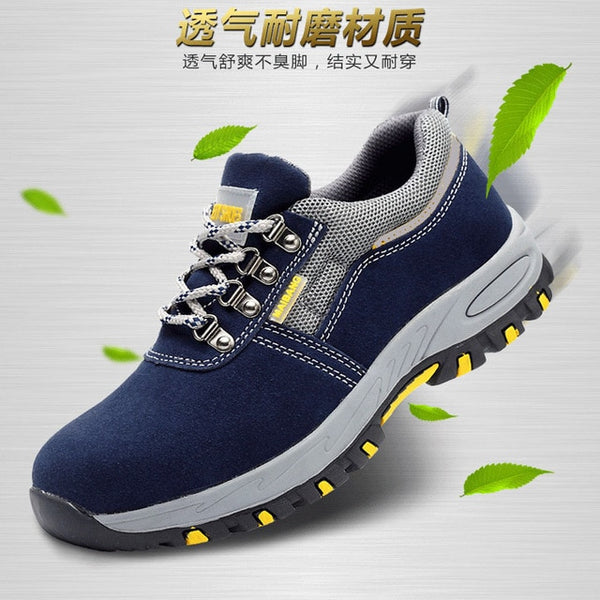 Steel toe safety boots ankle Wilderness Survival safty Anti-smashing steel mid-plate safety shoes SA-8