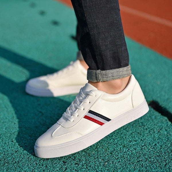luxury Men's casual shoes flats genuine leather soft breathable man sneaker natural men Vulcanized shoes non-slip sole Loafers