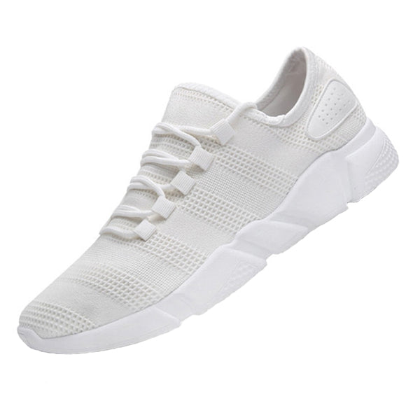 Lace-up Footwear Men's Vulcanize Shoes Causal Mesh Breathable Sneakers Men Running Anti-skid Sneakers Summer Lightweight Shoes