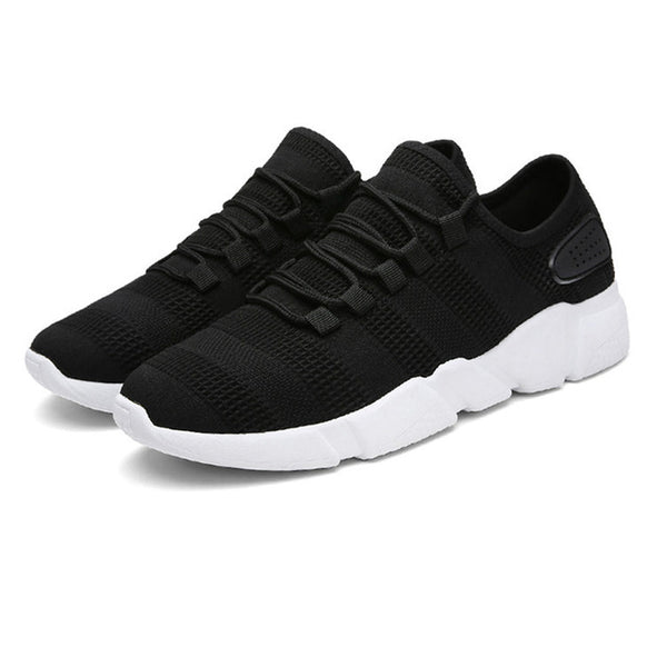Lace-up Footwear Men's Vulcanize Shoes Causal Mesh Breathable Sneakers Men Running Anti-skid Sneakers Summer Lightweight Shoes