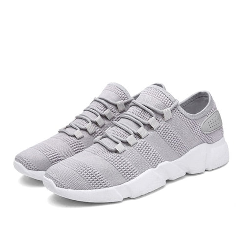 Lace-up Footwear Men's Vulcanize Shoes Causal Mesh Breathable Sneakers Men Running Anti-skid Sneakers Summer Lightweight Shoes