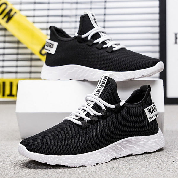 WENYUJH Men's Sneakers Breathable Casual No-slip Men Vulcanize Shoes Male Air Mesh Lace up Wear-resistant Shoes Tenis Masculino