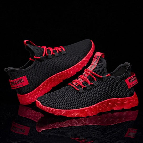 WENYUJH Men's Sneakers Breathable Casual No-slip Men Vulcanize Shoes Male Air Mesh Lace up Wear-resistant Shoes Tenis Masculino