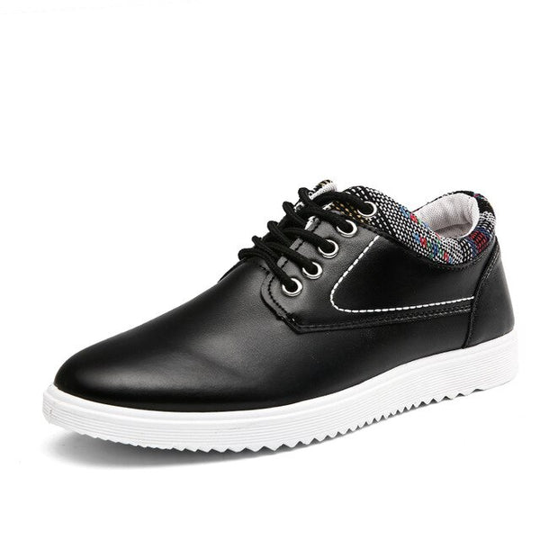 HUNNISE Casual Men Vulcanize Shoes Fashion School Student Flat Shoes Men Casual Vulcanize Shoes Quality Summer Men`s Sneaker