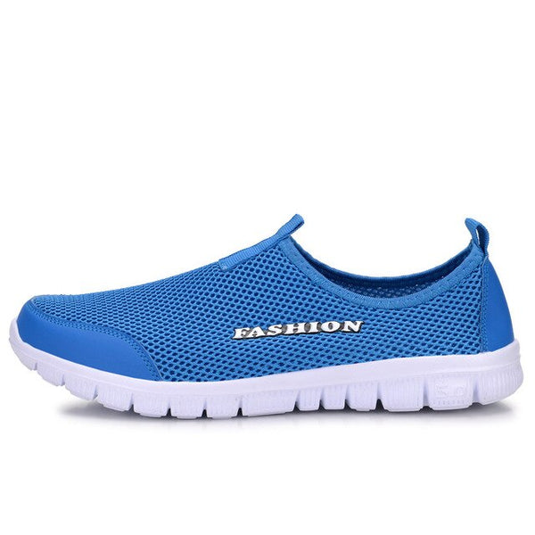 Mesh Air Mesh Holes Couple Shoes Male Lovers' Outdoor Men Slippers Light Rubber Soles Soft Flexible Walking Run Vulcanize Shoes