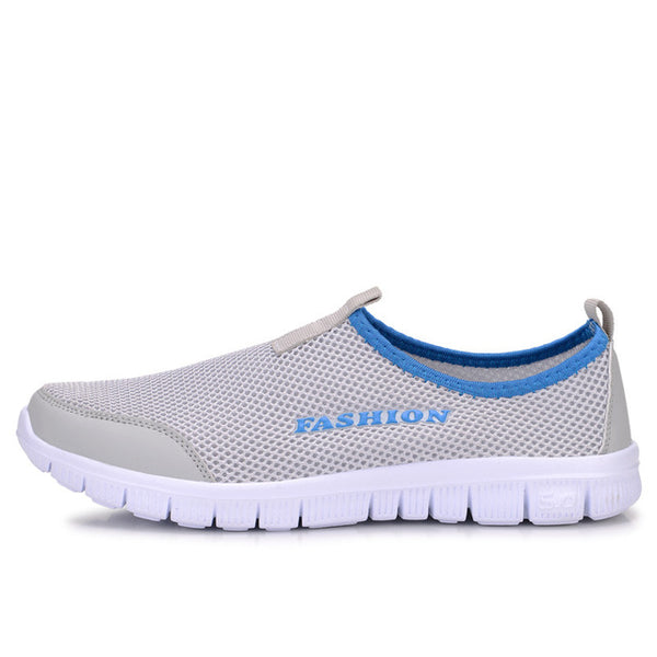 Mesh Air Mesh Holes Couple Shoes Male Lovers' Outdoor Men Slippers Light Rubber Soles Soft Flexible Walking Run Vulcanize Shoes