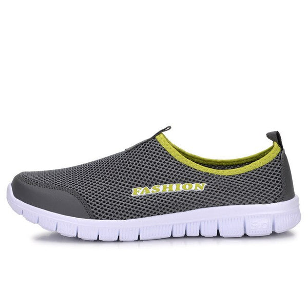 Mesh Air Mesh Holes Couple Shoes Male Lovers' Outdoor Men Slippers Light Rubber Soles Soft Flexible Walking Run Vulcanize Shoes
