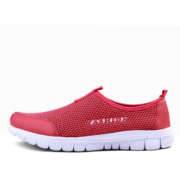 Mesh Air Mesh Holes Couple Shoes Male Lovers' Outdoor Men Slippers Light Rubber Soles Soft Flexible Walking Run Vulcanize Shoes