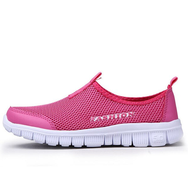 Mesh Air Mesh Holes Couple Shoes Male Lovers' Outdoor Men Slippers Light Rubber Soles Soft Flexible Walking Run Vulcanize Shoes