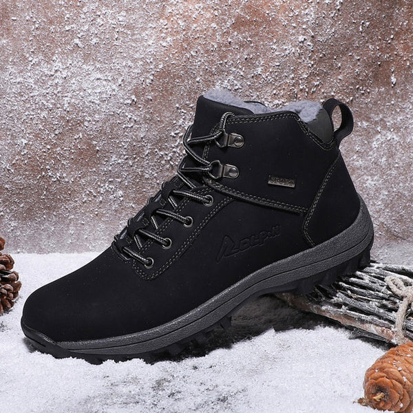 Winter couple cotton shoes men's casual shoes large size 36-48 vulcanized shoes men warm outdoor walking shoes tooling shoes