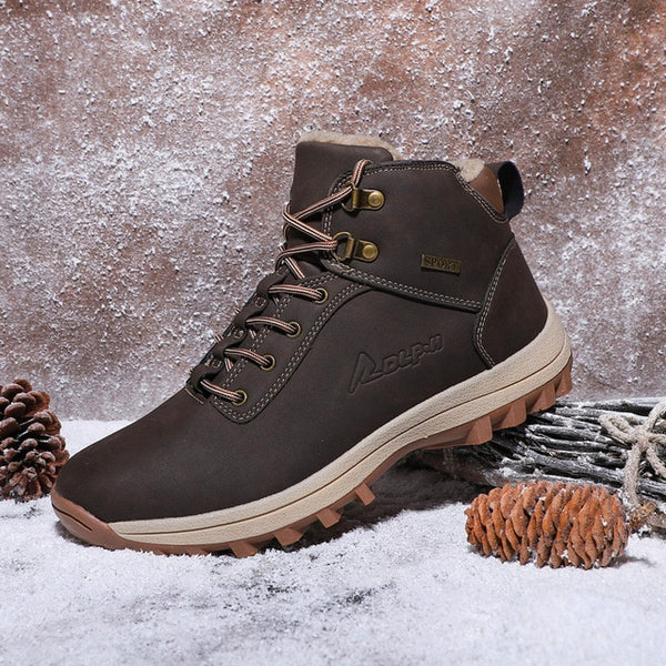 Winter couple cotton shoes men's casual shoes large size 36-48 vulcanized shoes men warm outdoor walking shoes tooling shoes