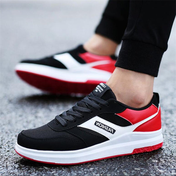 LZJ 2019 new spring Men's flat Vulcanize Shoes breathable Sneakers Lightweight casual shoes Fashionable Men's  Shoes  Q386