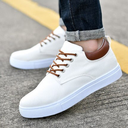 2020 Spring Men Fashion Sneakers Men's Canvas Shoes Men Comfortable Mens Casual Shoes Lace-Up Brand Driving Shoes Big Size 38-47