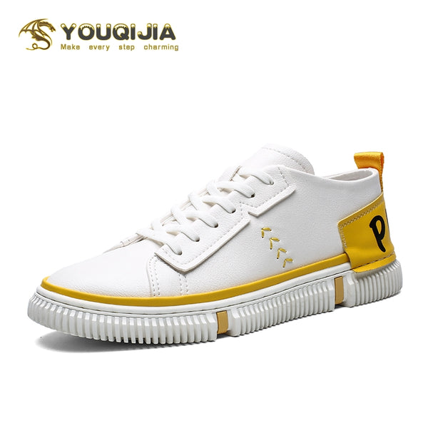 Men's Leisure Vulcanized Shoes Flat Shoes Simple Fashion Lightweight  Youth Drive Parkour Lovers Pure Color Breathable Outdoor