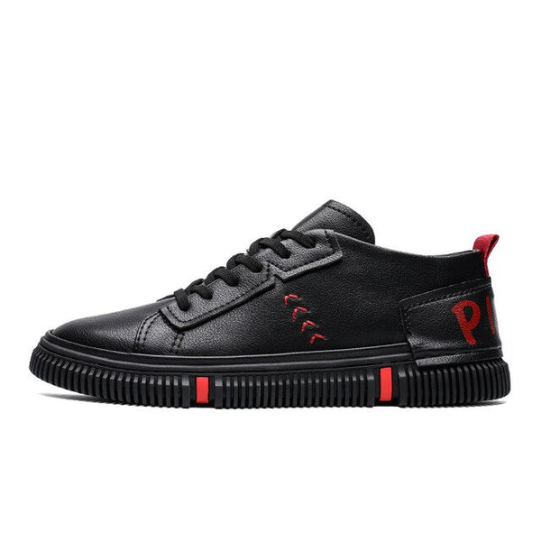 Men's Leisure Vulcanized Shoes Flat Shoes Simple Fashion Lightweight  Youth Drive Parkour Lovers Pure Color Breathable Outdoor