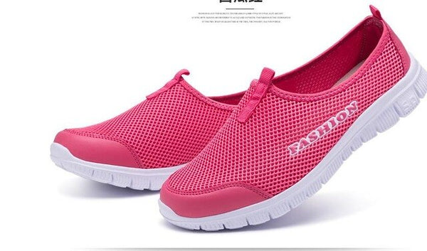 Men's Summer Shoes Plus Size 35-46 Comfortable Men Casual Shoes Mesh Breathable Loafers Slip-on Footwear