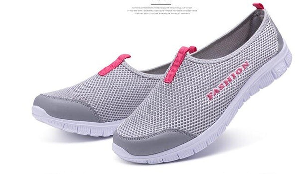 Men's Summer Shoes Plus Size 35-46 Comfortable Men Casual Shoes Mesh Breathable Loafers Slip-on Footwear